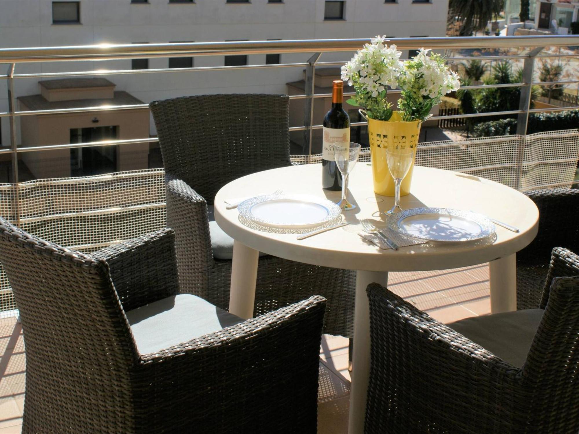 Apartamento En Roses A 2 Min De La Playa Con Vistas Al Mar Av-18 Χιρόνα Εξωτερικό φωτογραφία